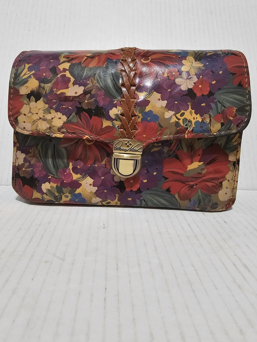 Patricia Nash Citrus Sunrise Leather Handbag Crossbody Clutch Wallet P667339